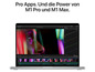 Ein Apple MacBook Pro mit Final Cut Pro, das Videobearbeitungssoftware verwendet