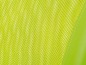 Nahaufnahme eines limegrünen Mesh-Gewebes.