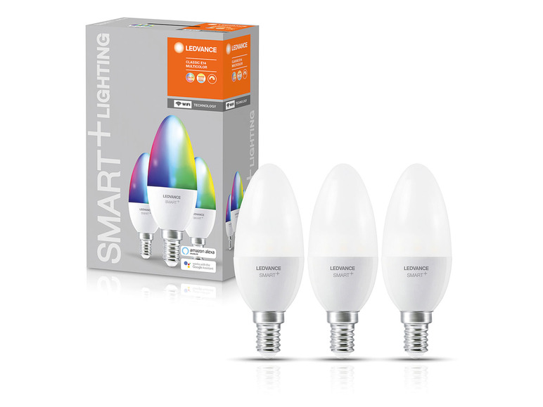Gehe zu Vollbildansicht: Ledvance LED Leuchtmittel Smart 3er Set Kerze / Filament / Bulb - Bild 7