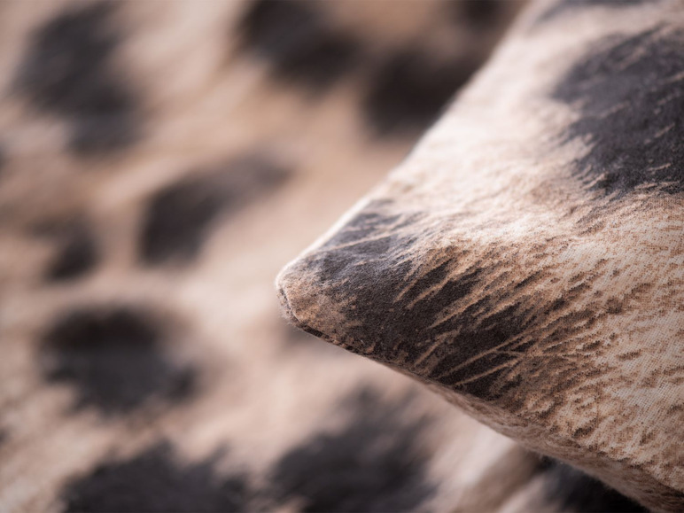 Gehe zu Vollbildansicht: Face-2-Face Biberbettwäsche »Leopardenmuster« - Bild 5