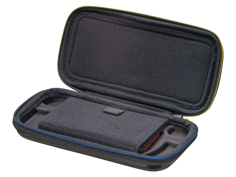 Gehe zu Vollbildansicht: Bigben Nintendo Switch Travel Case, Transporttasche inkl. 1x4-Spiele-Game-Box, 1x 2-Micro-SD-Card-Box - Bild 24