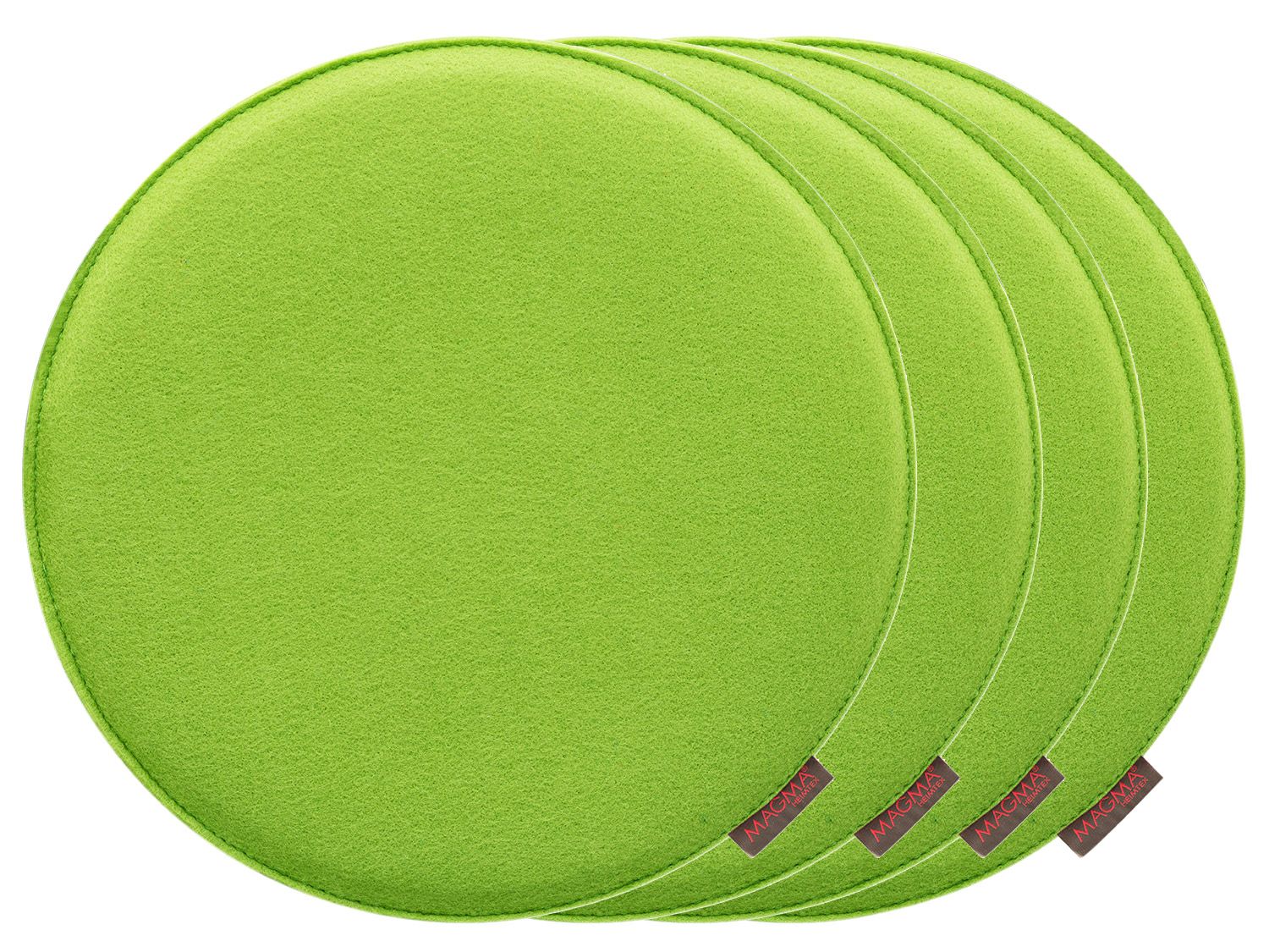 MAGMA Stuhlkissen Avaro 4er Set (Rund, Grün) | 04005380441425