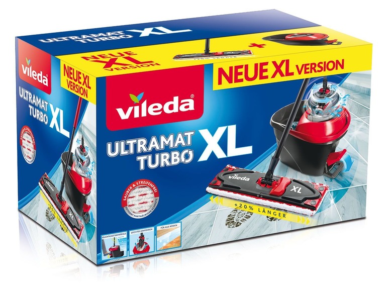 Gehe zu Vollbildansicht: vileda Bodenwischer-Set »UltraMat XL«, inklusive Rotationeimer, 42 cm Wischerplatte - Bild 7