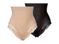 Zwei Paar High-Waist-Unterwäsche mit Spitze.