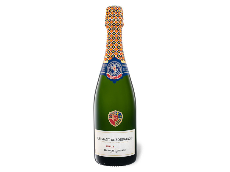 Gehe zu Vollbildansicht: Francois Martenot Crémant de Bourgogne AOP brut, Schaumwein 2021 - Bild 1