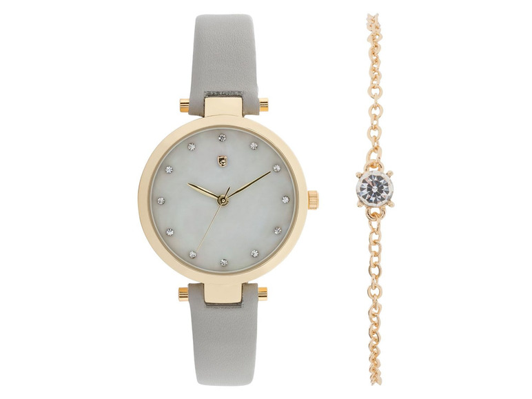 Gehe zu Vollbildansicht: AURIOL® Armbanduhr Geschenkeset Damen, mit Armband - Bild 2