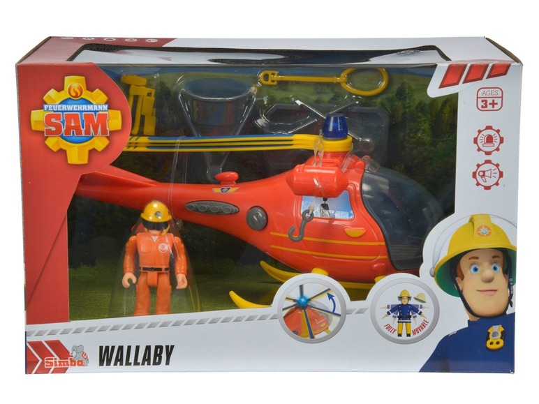 Gehe zu Vollbildansicht: Simba Feuerwehrmann Sam Hubschrauber mit Figur - Bild 13