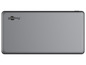 Eine graue Goobay Powerbank
