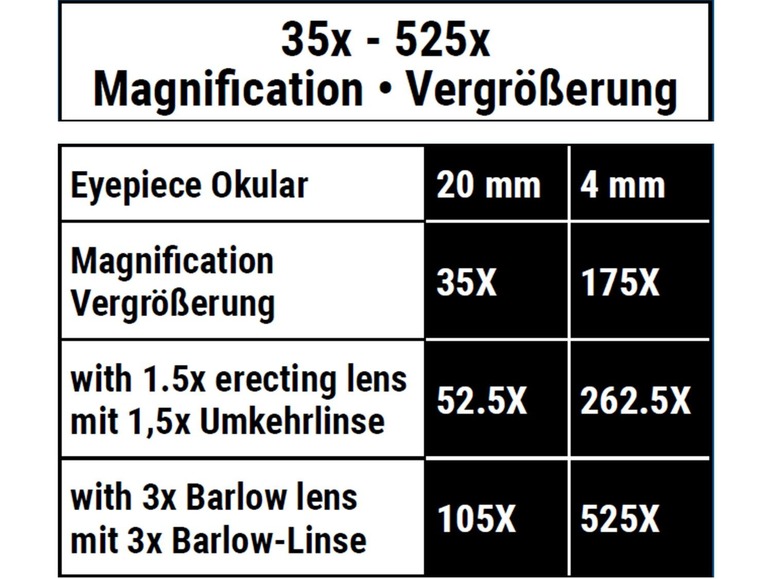 Gehe zu Vollbildansicht: BRESSER Skylux 70/700 Refraktor Teleskop mit Smartphonehalterung - Bild 8