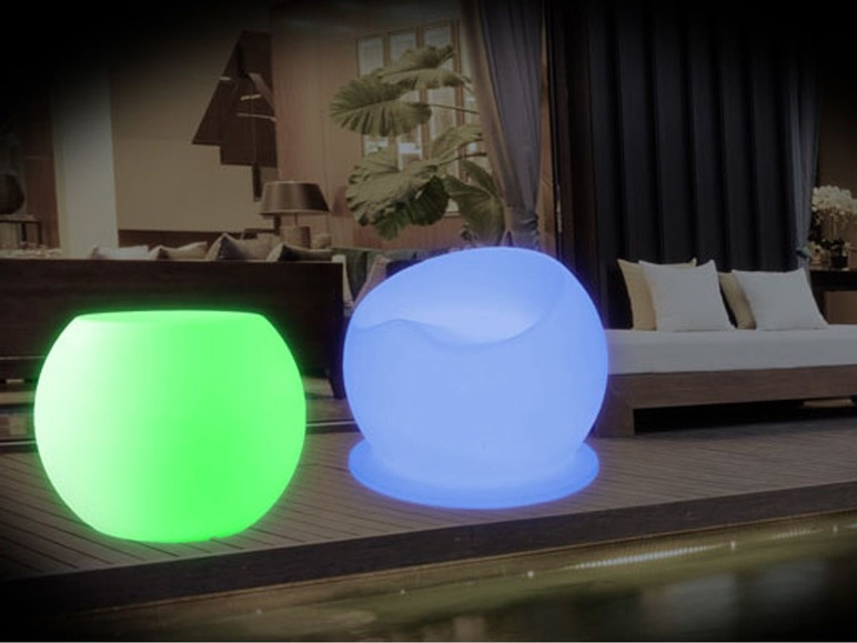 Gehe zu Vollbildansicht: LIVARNO LUX® Loungesessel, beleuchtet, dimmbar, Farbwechselprogramme, mit Akku - Bild 5