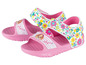 Rosa Sandalen mit Blumenmuster und Sky von Paw Patrol.