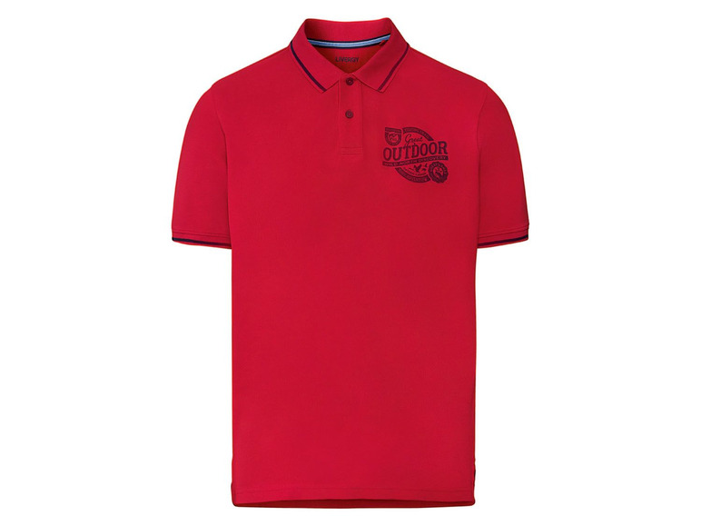 Gehe zu Vollbildansicht: LIVERGY® Piquee Poloshirt Herren, kurzarm, mit Baumwolle - Bild 5