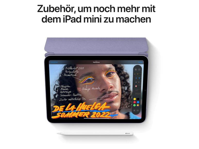 Gehe zu Vollbildansicht: Apple iPad mini Wi-Fi + Cellular 64 GB (6. Gen) - Bild 5