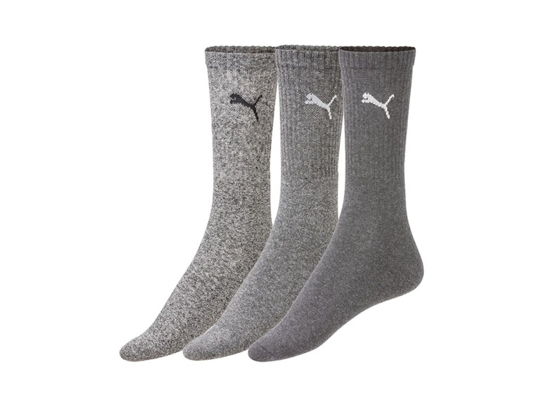 Gehe zu Vollbildansicht: Puma Socken Herren, 3 Paar, mit Baumwolle - Bild 2