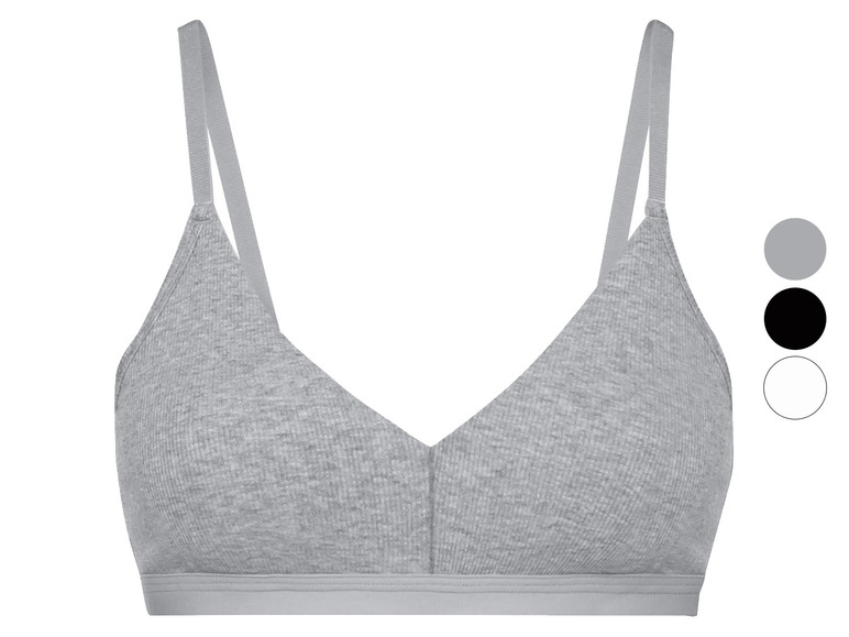 Go to full screen view: ESMARA® women's soft bra, rib quality - Image 1