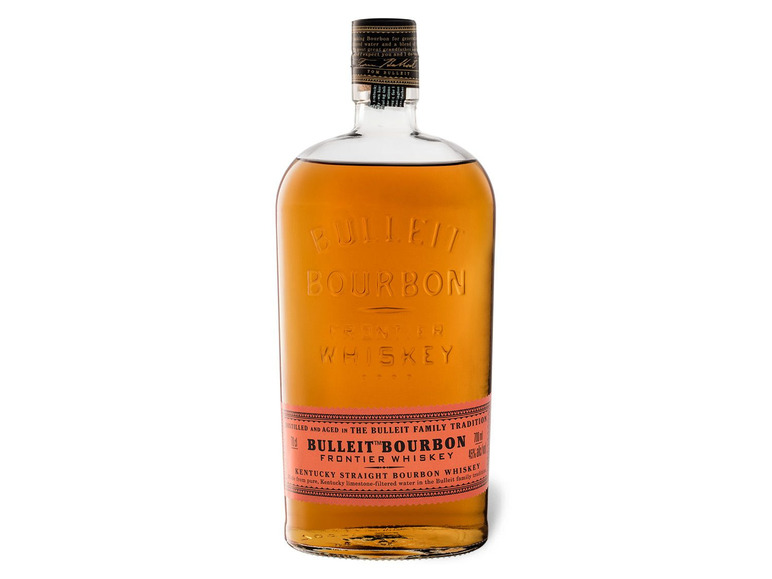 Gehe zu Vollbildansicht: Bulleit Bourbon Frontier Kentucky Straight Bourbon Whiskey 45% Vol - Bild 1