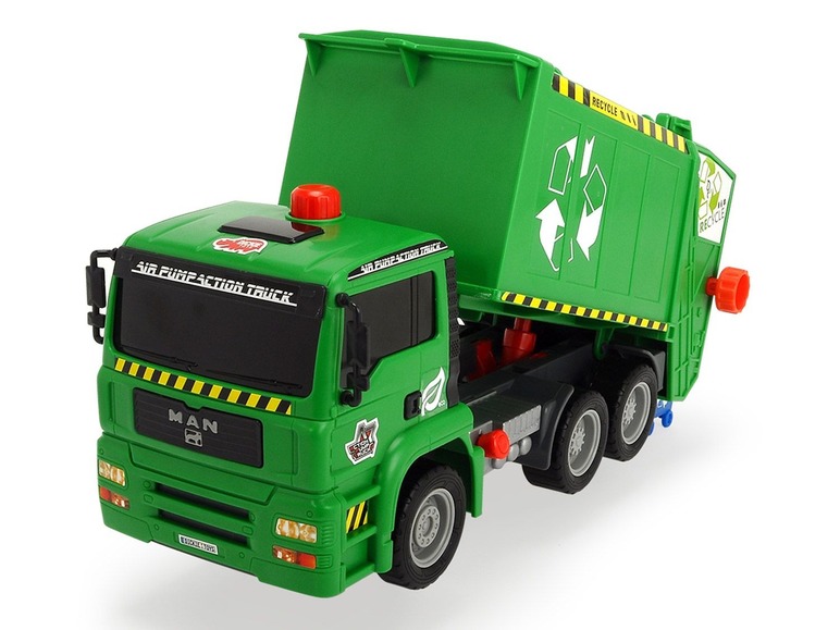 Gehe zu Vollbildansicht: DICKIE Spielzeug-LKW Air Pump Garbage Truck - Bild 3