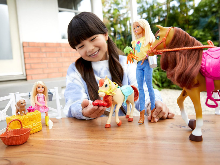 Gehe zu Vollbildansicht: Barbie Spielset »Reitspaß mit Barbie« mit Chelsea, Pferd und Pony, ab 3 Jahren - Bild 5