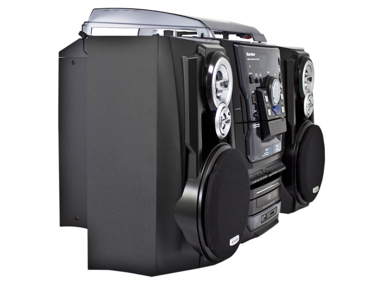 Gehe zu Vollbildansicht: Karcher KA 350 Kompaktanlage mit CD-Player - Radio - Kassette - Plattenspieler - USB / SD - Bild 2