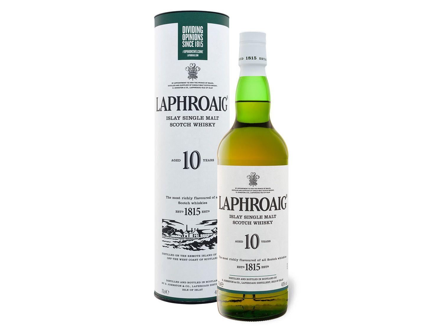 Laphroaig 10 Jahre Islay Singe Malt Scotch Whisky mit …