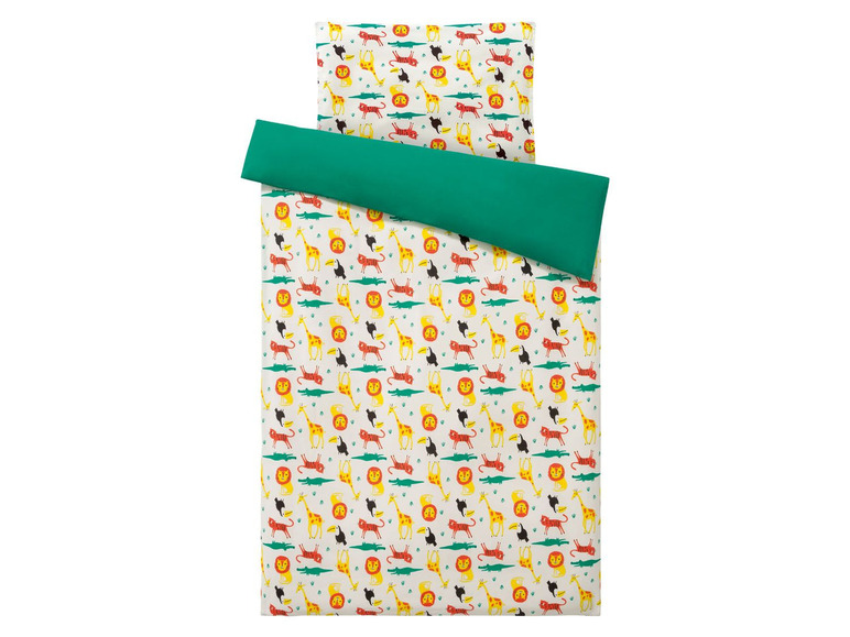 Gehe zu Vollbildansicht: LUPILU® Baby Renforcé Bettwäsche, 135 x 100 cm, einlaufsicher, aus reiner Baumwolle - Bild 6