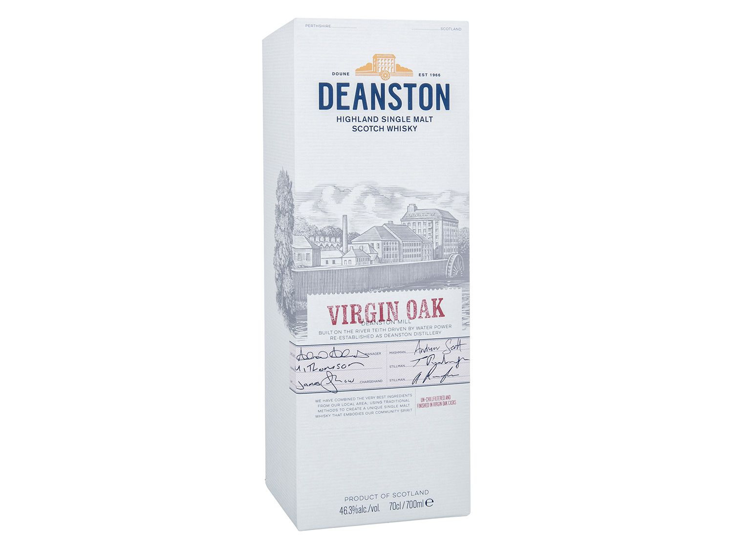 Single Malt Deanston Virgin Whisky… Highland Oak Scotch