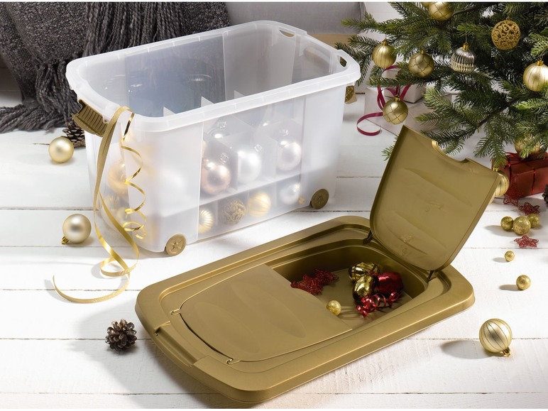 Gehe zu Vollbildansicht: CASSETTI® Aufbewahrungsbox für Weihnachtsbaumschmuck - Bild 9