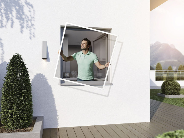 Gehe zu Vollbildansicht: wip Insektenschutz für Fenster Super Slim 100 x 120 cm - Bild 10