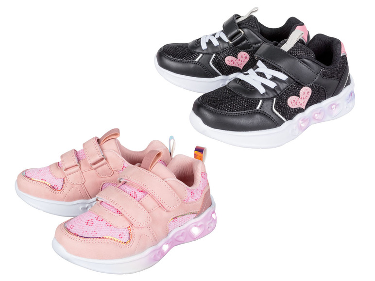 Gehe zu Vollbildansicht: lupilu Kleinkinder Mädchen Sneaker, mit Blink-Effekt - Bild 1