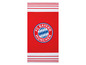 Handtuch mit dem FC Bayern München Logo.