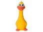 Ein gelbes Gummientoy in Form einer Ente für Hunde.