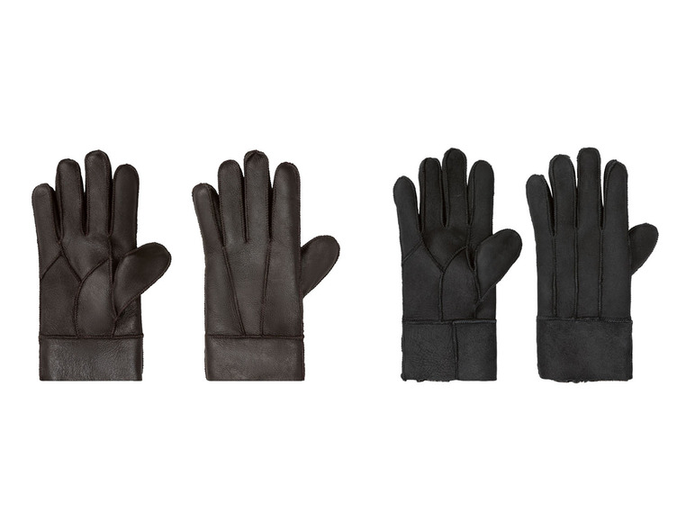 Gehe zu Vollbildansicht: LIVERGY Herren Handschuhe, mit Lammfell - Bild 1