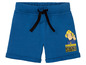 Blaue Shorts mit Fireman Sam-Motiv.