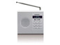 Weißes Lenco Digitalradio mit Antenne