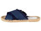 Blaue Espadrilles mit Fransen