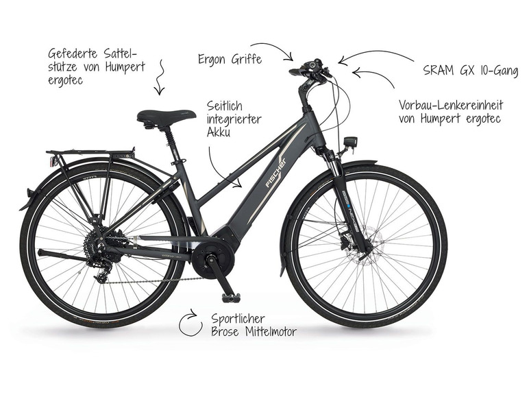 Gehe zu Vollbildansicht: FISCHER E-bike Trekking "Viator 5.0I", 28 Zoll Modell 2021 - Bild 5