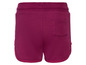Eine rosa Sport-Shorts mit einer Tasche.