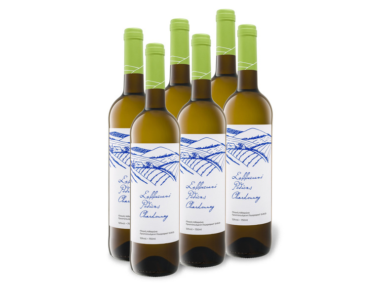 Gehe zu Vollbildansicht: 6 x 0,75-l-Flasche Weinpaket Sawatiano Roditis Chardonnay Kithairon PGE trocken, Weißwein - Bild 1