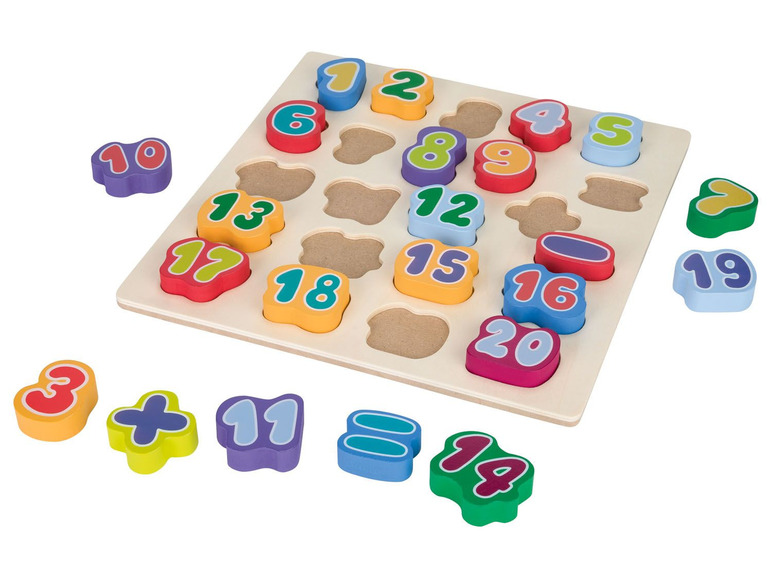 Gehe zu Vollbildansicht: PLAYTIVE® Lernpuzzle, aus Echtholz - Bild 11