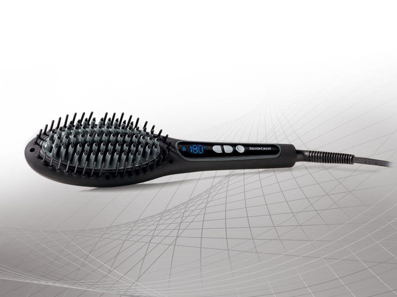 Gehe zu Vollbildansicht: SILVERCREST® PERSONAL CARE Haar-Glättungsbürste, 50 Watt, bis zu 180 °C, mit Sicherheitsabschaltung - Bild 4