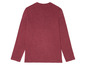 Ein dunkelrotes Langarmshirt.