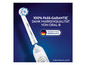 Eine elektrische Zahnbürste von Oral-B mit austauschbarem Bürstenkopf.