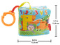 Fisher-Price Babybuch mit Zahlen, Tieren und Beißring.