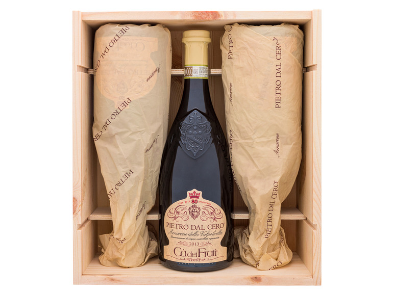 Amarone - 3 x 2016 Rotwein Cà Dal 0,75-l-Flasche dei Cero Valpolicella Pietro DOCG trocken, Original-Holzkiste Frati Della