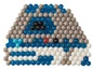 Ein Perlen-Sprite von R2-D2, hergestellt mit Perler Beads.
