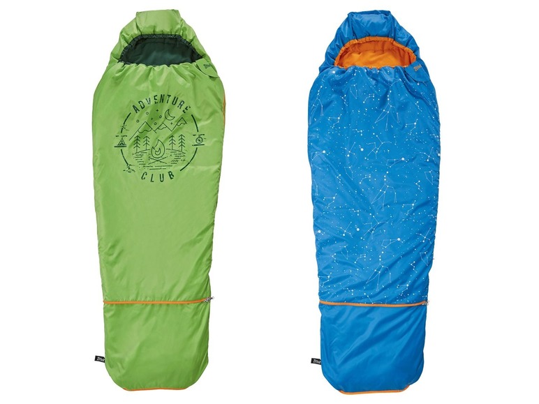Gehe zu Vollbildansicht: CRIVIT® Kinderschlafsack, mit Innentasche, erweiterbarer Fußraum, ab 4 bis 14 Jahre - Bild 1
