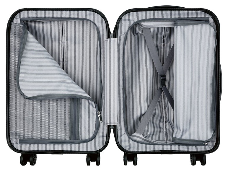 Gehe zu Vollbildansicht: TOPMOVE® Handgepäckkoffer, 30 l Fassungsvermögen, mit 4 Rollen, ABS-Polycarbonat-Gehäuse - Bild 10