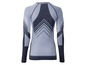 Ein graues Longsleeve-Shirt mit schwarzem Design