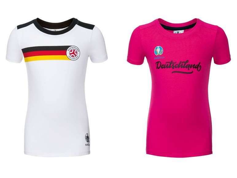 Gehe zu Vollbildansicht: T-Shirt Mädchen, Deutschland UEFA Fußball-EM - Bild 1