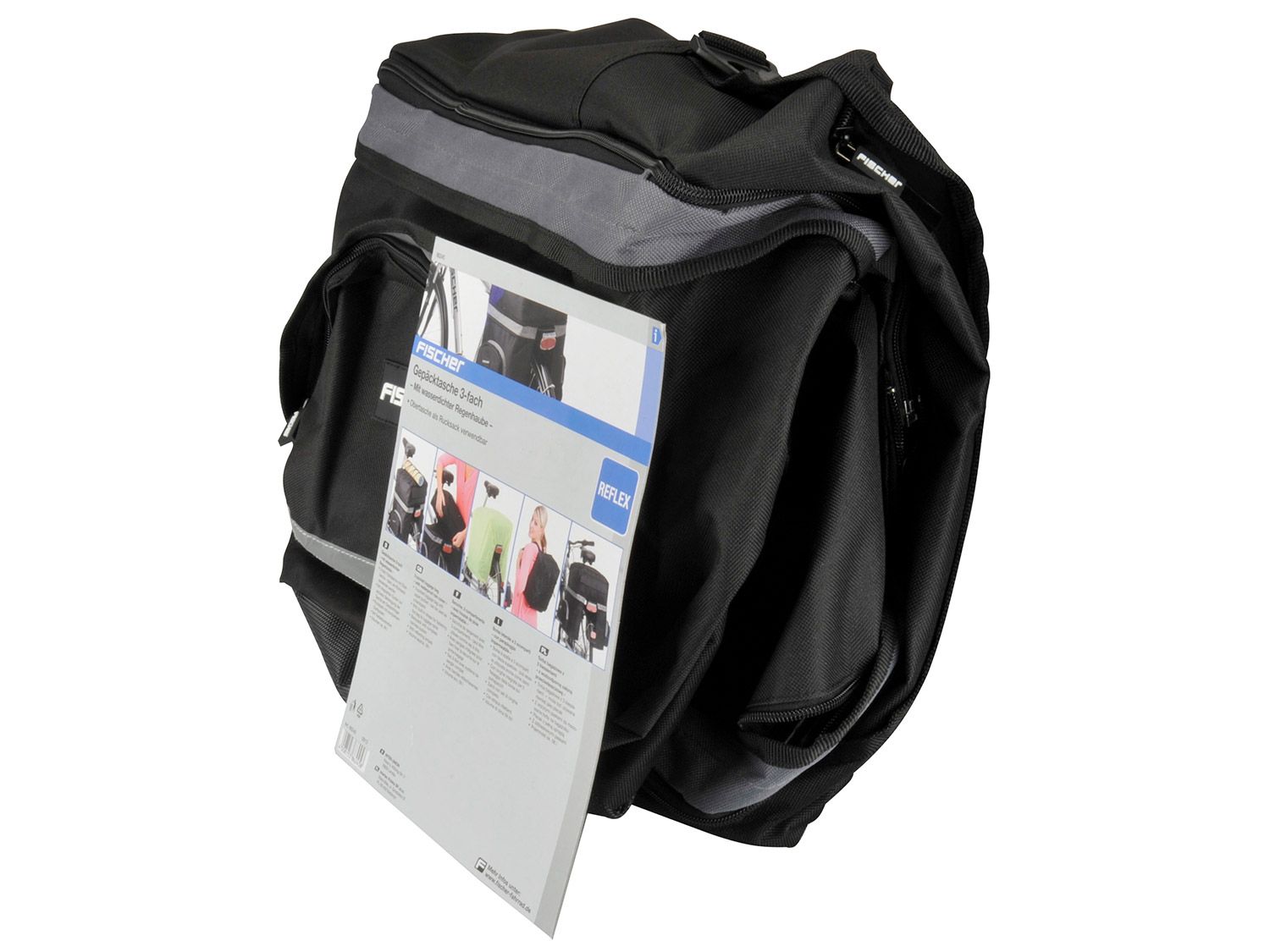 Thumbnail - FISCHER Gepäckträgertasche 3fach